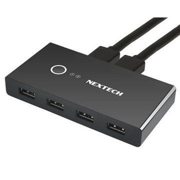 Nextech USB 3.0 Keyboard and Mouse Switch Box (4 Ports) - 0