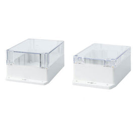 Polycarbonate Clear Lid Enclosure with Flange - 0