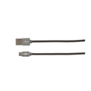 USB Type-A Plug to Micro Type-B Armoured Cable 1m-1