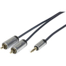 Concord 3.5mm Stereo Plug to 2 RCA Plugs-2