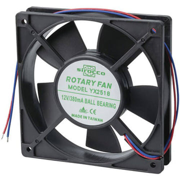 Sirocco Thin Ball Bearing Cooling Fan 12VDC - 0