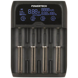 Universal 4 Channel Fast Charger with LCD Display - 0