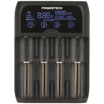 Universal 4 Channel Fast Charger with LCD Display - 0