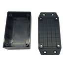 Jiffy Box with Flange Black (83x54x31mm)-2