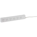 6-Way Mains Powerboard White (240V)-2