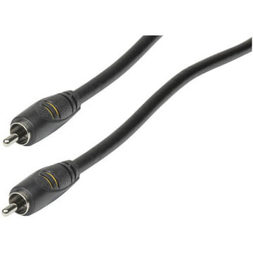 RCA Plug to Plug RG59U Coaxial Cable (Yellow) - 0