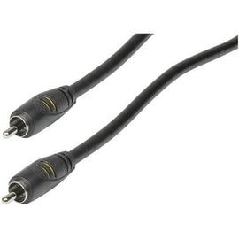 RCA Plug to Plug RG59U Coaxial Cable (Yellow) - 0