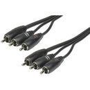 3 RCA Plugs to Plugs Audio Visual Connecting Cable-3