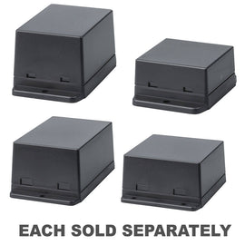 Snap Fit Bulkhead Enclosure (Black)