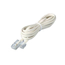 RJ12 6 Position 4 Conductor Plug to RJ45 Plug Cable-4