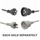 Mains Extension Cable with Flange 240V 10A (2m)-1