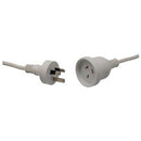 Mains Extension Cable with Flange 240V 10A (2m)-2