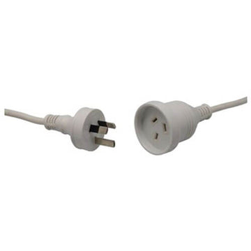 Mains Extension Cable with Flange 240V 10A (2m) - 0
