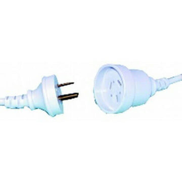 Mains Extension Cable with Flange 240V 10A (10m) - 0