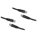 TV Coaxial Plug to Plug Cable (Black)-2