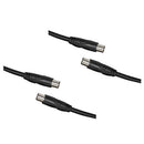 TV Coaxial Plug to Plug Cable (Black)-3