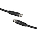 TV Coaxial Plug to Plug Cable (Black)-4