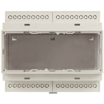 DIN Rail Enclosure with Clear Lid (6 Unit) - 0