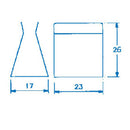 Metal Battery Holder 9V-2