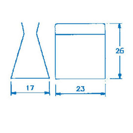 Metal Battery Holder 9V - 0