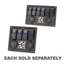 Illuminated Switch Panel With USB & Battery Plugs-1