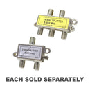 TV Splitter with Power Pass F Connectors Die Cast-1
