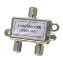 TV Splitter with Power Pass F Connectors Die Cast-2
