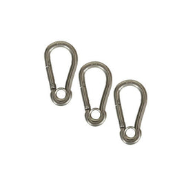 Stainless Steel Carbine Style Snap Hook - 0