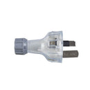Clear Case Line Mains Power Plug 15A (240V)-2