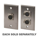 Stainless Steel Wall Plate Female XLR Socket-1