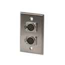 Stainless Steel Wall Plate Female XLR Socket-3