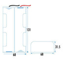 Two Rows Battery Holder (4xD)-2
