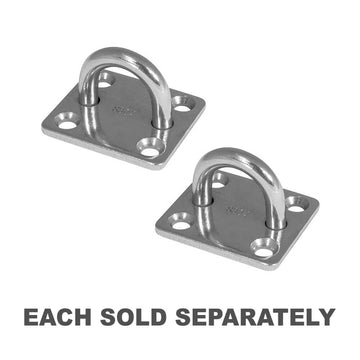 Stainless Steel Rectangle Base Eye Plate