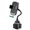 Powertech Wireless Charging Car Cup Charger with Phone Mount-1