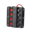 Marine Switch Panel with Circuit Breakers-4