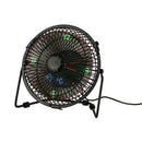 Digitech USB Desk Fan with Clock & Temperature 6"-1