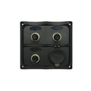 Panel with Dual USB Socket 4.2A-4