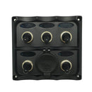 Panel with Dual USB Socket 4.2A-5