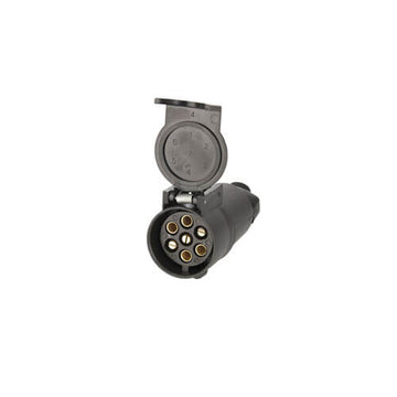 Round Trailer Socket Connector (7 Pin) - 0