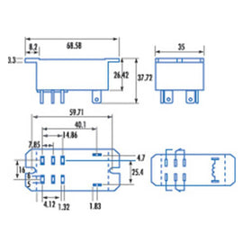 AC Panel Mount Relay (240V) - 0