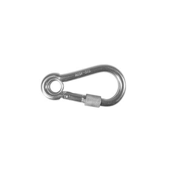Carbine Style Snap Hook with Locking Collar - 0
