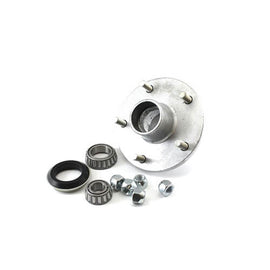 Hub with Bearings Cover Seal & Nuts - 0
