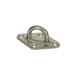 Stainless Steel Diamond Base Eye Plate - 0