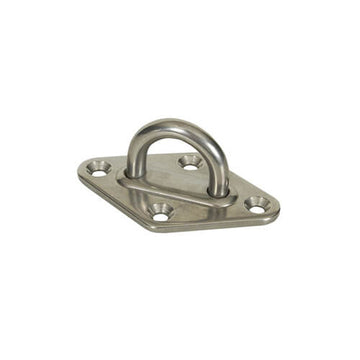 Stainless Steel Diamond Base Eye Plate - 0