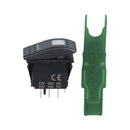 SPDT Dual Rocker Switch with Labels and Cover-7