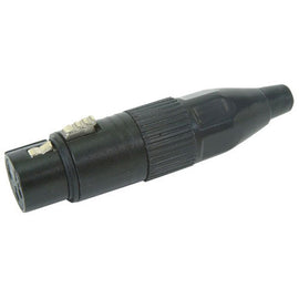 3 Pin Line Female Cannon Type Connector - 0