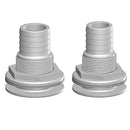 Polymer Threaded Skin Fitting with Barbed Tail
