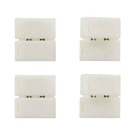 2 Pin LED Strip Connector Straight Joiner (Pack of 4)