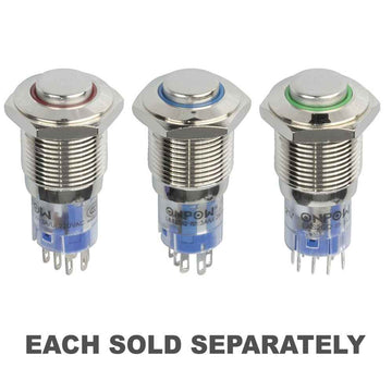 IP67 Rated Illuminated Momentary Switch