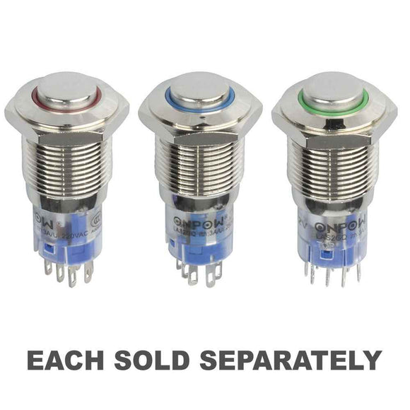 IP67 Rated Illuminated Momentary Switch
